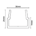 ISOLED Profiel MR1 begaanbaar, toegankelijk, aluminium