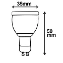 ISOLED Reflectorlamp GU10 GU10 4,5W 300lm 2700K 38° CRI >80 