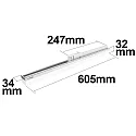 ISOLED 3-fase armatuur IP20, wit 