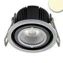 Recessed outdoor LED spot Sys-68, IP65, fixed optics, CRi >95, TRIAC dimmable, 10W 3000K 800lm 60°