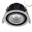 Inbouwarmatuur voor buiten Sys-68 IP65, helder, zwart, zilvergrijs dimbaar