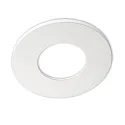Aluminium cover for recessed spot Sys-68, round, matt white