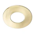 Aluminium cover for recessed spot Sys-68, round, brushed gold