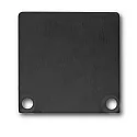 Accessory for SURF24 / DIVE24 with COVER10 - aluminium endcap EC47 (2 pc.), incl. screws, black RAL 9005