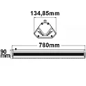 ISOLED Halstraler LN dimbaar, symmetrisch IP65, aluminium dimbaar