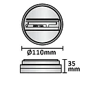 Monotrack surface mount adapter for 1-phase track spots