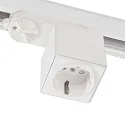 3-fase contactdoosadapter CLASSIC + S1, wit