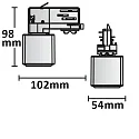 ISOLED 3-fase contactdoosadapter CLASSIC + S1, wit