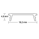 ISOLED toebehoren Touwophanging SURF16, wit 200cm