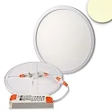 LED downlight Flex 23W, IP52, UGR<19, suitable for offices, DA 5-21cm, not dimmable, white, 23W 3000K 2200lm 120°