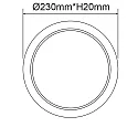 ISOLED Downlight Flex IP52, gesatineerd, wit 