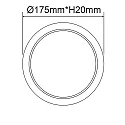 ISOLED Downlight Flex IP52, gesatineerd, wit 