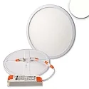 LED downlight Flex 23W, IP52, UGR<19, suitable for offices, DA 5-21cm, not dimmable, white, 23W 4000K 2200lm 120°