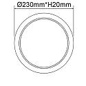 ISOLED Downlight Flex IP52, gesatineerd, wit 