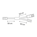 ISOLED Verdeler MiniAMP, wit