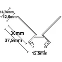 ISOLED Droogbouwprofiel, aluminium
