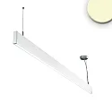 LED hanging lamp Linear Up+Down 1200, IP40, prismatic, linear connectable, 40W 3000K 2550+750lm 2x120°, white