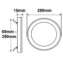 ISOLED Opbouw-/inbouwarmatuur Slim Flex IP44, wit 