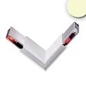 Hoekverbinder Linear Up+Down met verlichting, wit