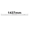 ISOLED Lineair licht FastFix Linearsystem R Universalfit dimbaar IP40, wit dimbaar 75W 11400lm 4000K 90° 90° CRI >83 143.7cm
