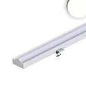Lineair licht FastFix Linearsystem R Universalfit dimbaar IP40, wit dimbaar 75W 11200lm 4000K 120° 120° CRI >83 143.7cm