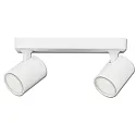 Wand- en plafondarmatuur draaibaar GU10 IP20, wit mat dimbaar
