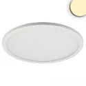LED downlight Flex 23W, IP52, UGR<19, suitable for offices, ultraflat, DA 5-21cm, dimmable, white, 23W 3000K 1600lm 120°