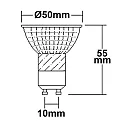 ISOLED Reflectorlamp GU10 GU10 5W 380lm 3000K 45° CRI >92 