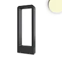 LED pathlight BOLLARD-2, angular, IP54,  60cm, 7W 3000K 300lm, aluminium, sand black