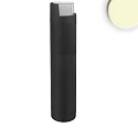 LED Bollard pole light-6, IP54, 6W 3000K 430lm, aluminium, sand black, height 70cm