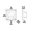 Dimmer Sys-Pro, wit mat
