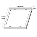 ISOLED Opbouwframe, wit