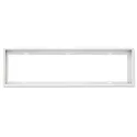 Accessory for LED panel - surface mounting frame, aluminium, white RAL 9016, panel 1200 (30 x 120cm), quick mounting