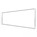 Accessory for LED panel - surface mounting frame, aluminium, white RAL 9016, panel 1200 (30 x 120cm), standard mounting
