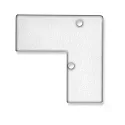 Accessory for profile HIDE ANGLE - aluminium endcap EC93 incl. screws, anodized aluminium