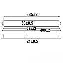 ISOLED Transformator PWM SLIM PUSH/DALI-2 DALI aanstuurbaar, wit