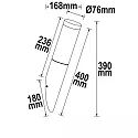 ISOLED outdoor wall luminaire without sensor E27 IP44, stainless steel dimmable