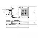 Padverlichting STREET LIGHT GR30 hoekig, schokbestendig IP66