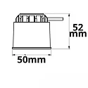 ISOLED LED module HCL SUNSET 5-polig, RGBW 8W 490lm RGB + 3000K 60° CRI 90-100 dimbaar