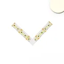 corner connector MINI AMP FLEX 24V with lighting, white