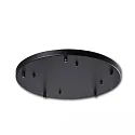 canopy INFINITY ROUND BLACK 5 5-fold, round, without lamp socket