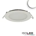 Downlight plat, rond, verblindingsvermindering IP42, wit dimbaar
