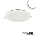 Downlight plat, rond, verblindingsvermindering IP42, wit dimbaar