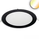 downlight IP42, black dimmable