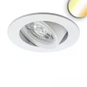 recessed luminaire SLIM68 IP40, white dimmable 5,8W 525lm 2700-5700K