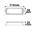 ISOLED Dimmer SYS-PRO RGB+CCT - PWM RADIO CCT Switch, RGB, ZigBee aanstuurbaar, 5 Kanaal, Sys-Pro aanstuurbaar
