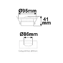 ISOLED Bewegingsmelder SMART RADIO/SWITCH SYS-PRO / 0-10V PIR ingebouwde versie, Analoge 0-10V dimuitgang, Sys-Pro aanstuurbaar