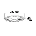 ISOLED LED module EXCHANGE MODULE CCT DIM - Ø 22.7CM rond, met schakelaar, CCT Switch