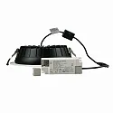 ISOLED Downlight REFLEKTOR 18W COLORSWITCH CCT Switch, UGR < 19, set terug IP44, wit dimbaar