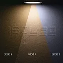 ISOLED Downlight REFLEKTOR 18W COLORSWITCH CCT Switch, UGR < 19, set terug IP44, wit dimbaar